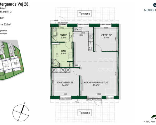 3 værelses hus i Kalundborg