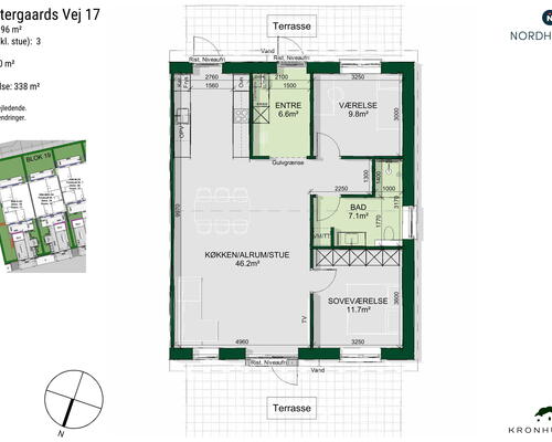 3 værelses hus i Kalundborg