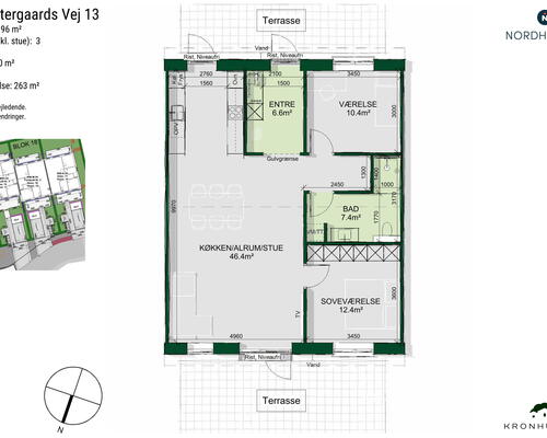 3 værelses hus i Kalundborg