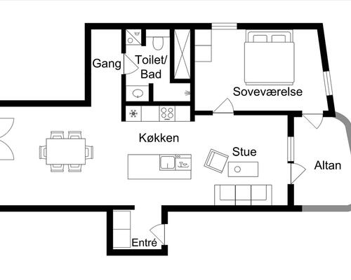 2 værelses lejlighed i København Ø