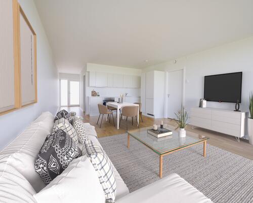 Skøn 3-værelses lejlighed kun 20 min fra Aarhus