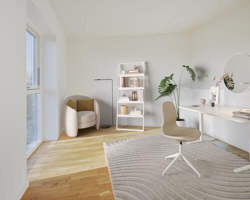 Skøn 3-værelses lejlighed kun 20 min fra Aarhus