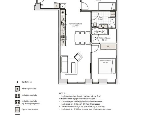 3 værelses lejlighed i Nørresundby