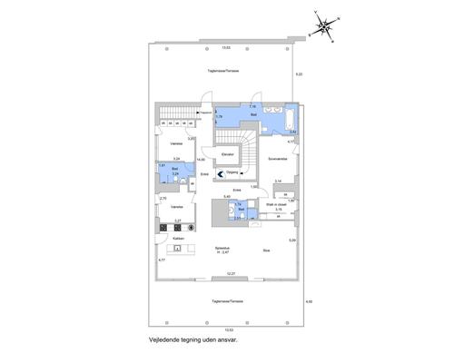 4 værelses lejlighed i København SV