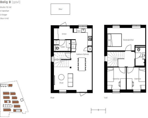 4 værelses lejlighed i Nyborg