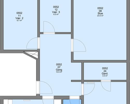 4 værelses lejlighed i Frederikshavn