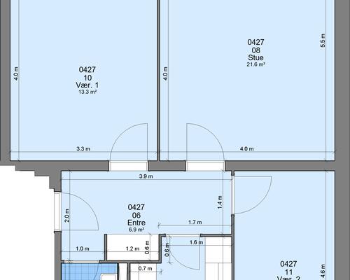 3 værelses lejlighed i Randers SV
