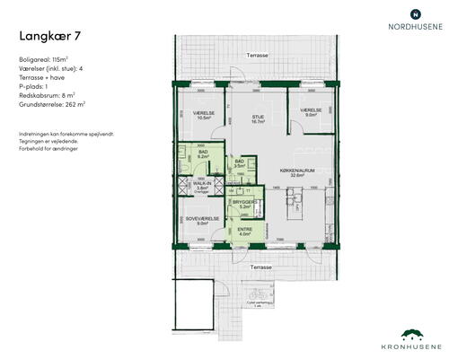 4 værelses lejlighed i Rønde