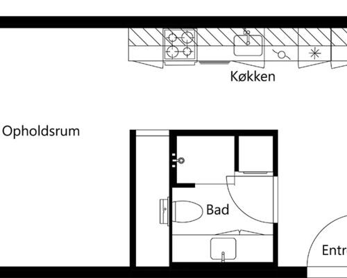 2 værelses lejlighed i Hillerød