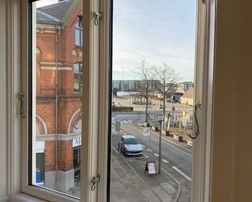 Udsigt over Nyborg havn!