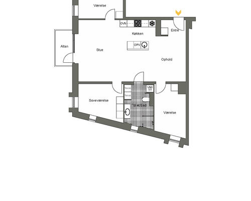 4 værelses lejlighed i Aalborg SV