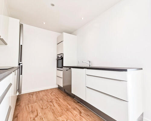 Nyopført bolig med stor altan i et skønt område