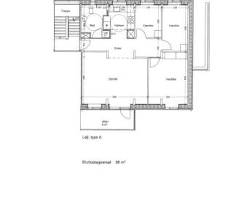 4 værelses lejlighed i Skive