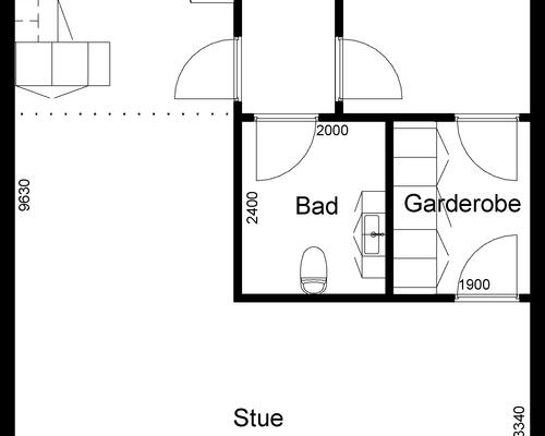 2 værelses lejlighed i Ulstrup