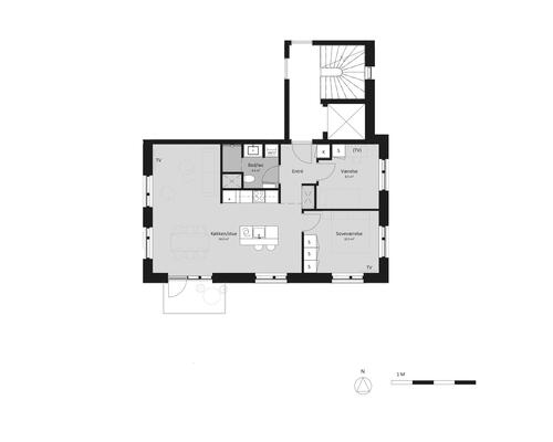 3 værelses lejlighed i Holbæk