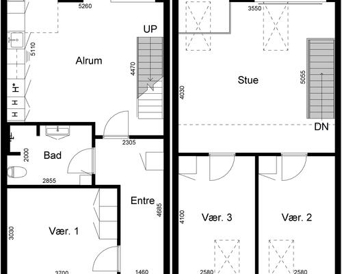 4 værelses hus i Skjern