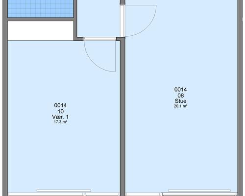 2 værelses lejlighed i Esbjerg Ø