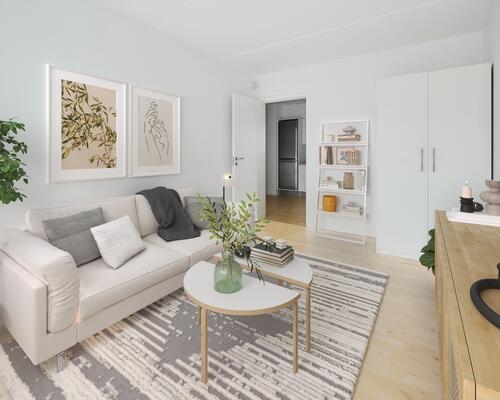 Delevenlig 3-værelses med stor altan og tæt på Aarhus C