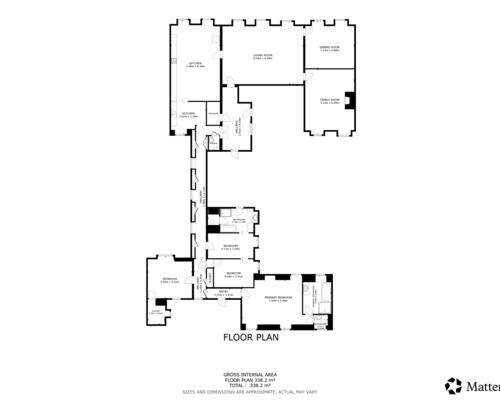 5 værelses lejlighed i København K