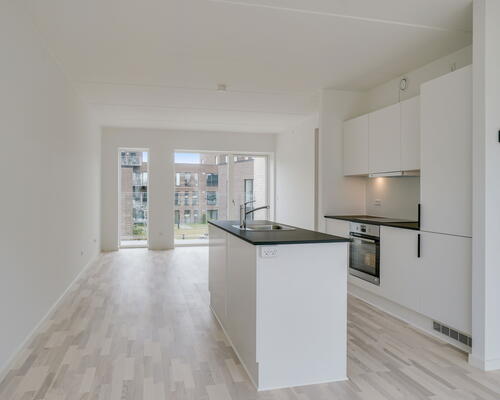 Egedal Stationsby - 3 vær. lejebolig med stor privat terrasse