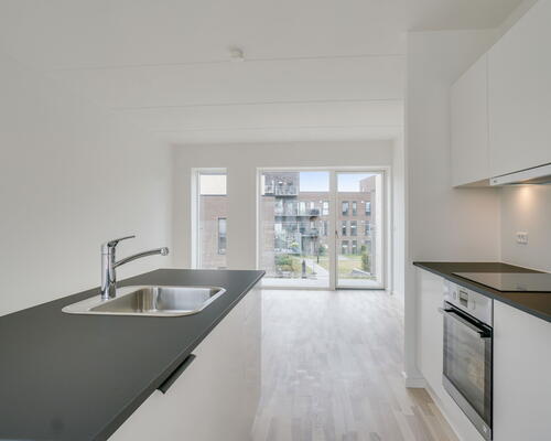 Egedal Stationsby - 3 vær. lejebolig med stor privat terrasse