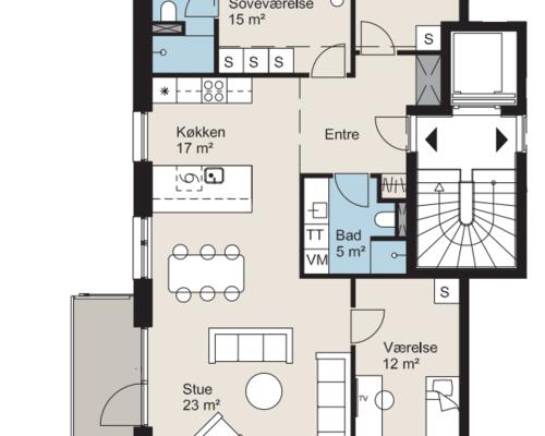 4 værelses lejlighed i Farum