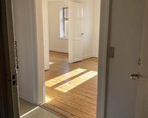 Tæt på Nyborg Havn og gågaden