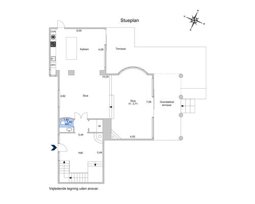 12 værelses hus i Rungsted Kyst