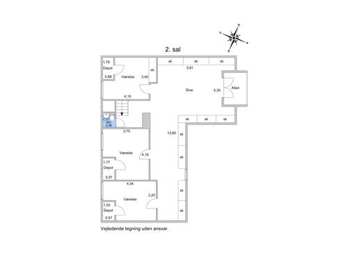 12 værelses hus i Rungsted Kyst