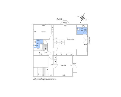 12 værelses hus i Rungsted Kyst