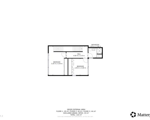 2 værelses hus i København S