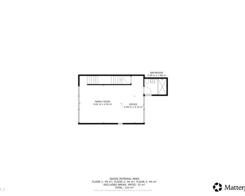 2 værelses hus i København S