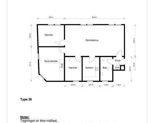 4 værelses lejlighed i Aalborg
