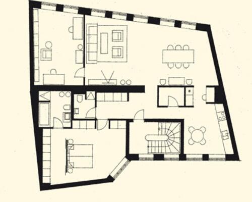 Fantastisk lejlighed i flotteste materialer.