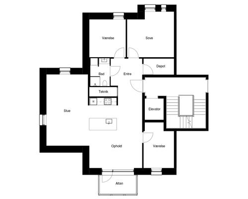 Stor og moderne 4-værelses lejlighed Rødovre