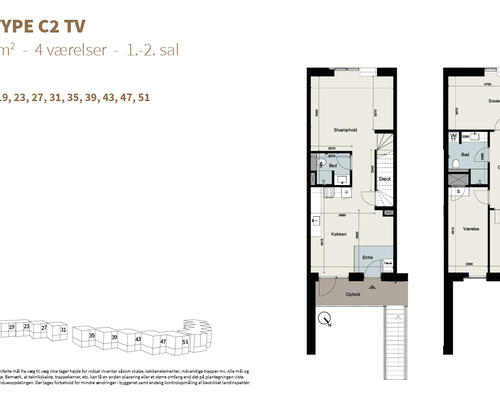 4 værelses lejlighed i Kongens Lyngby