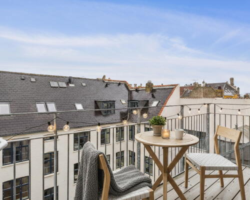 Eksklusiv penthouse med fantastisk lys og byens bedste beliggenhed