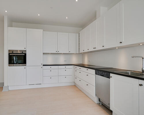 3 værelses lejlighed på hele 165 m² beliggende tæt på fjorden.