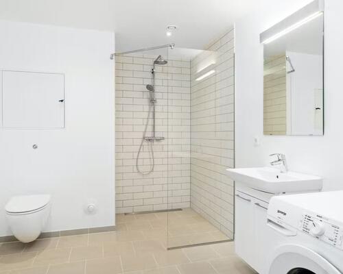 Stor flot lys lejlighed med masser af plads.