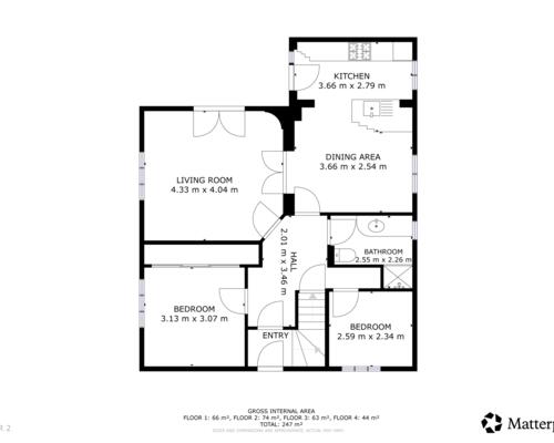 4 værelses hus i Klampenborg