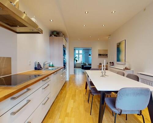 3 værelses lejlighed i København K