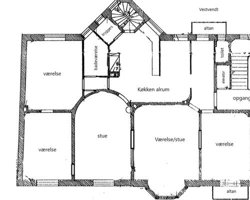 5 værelses lejlighed i Hellerup