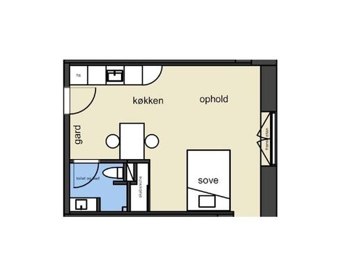 Spændende lejlighed tæt ved Odense Havn