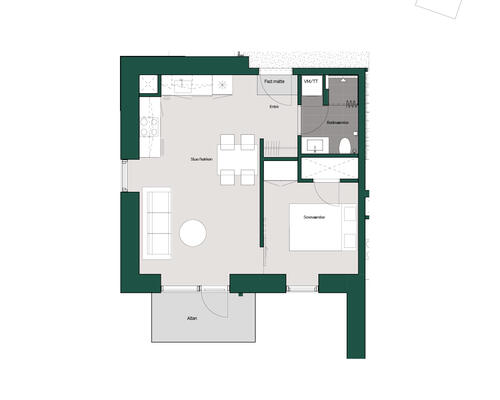 2 værelses lejlighed i Aalborg SV