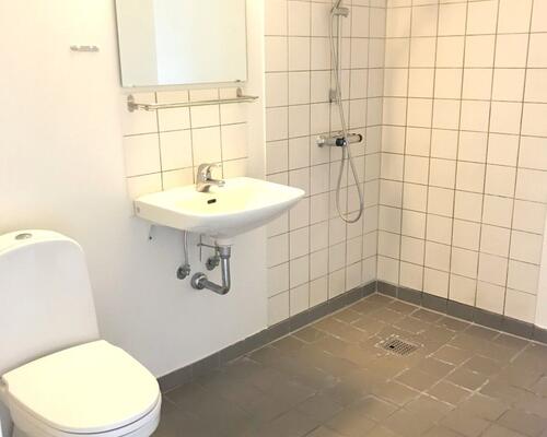 Velindrettet lejlighed med egen terrasse og direkte adgang til have