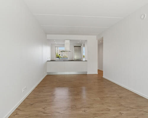 Moderne lejlighed med stor altan