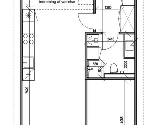 2 værelses hus i Kolding