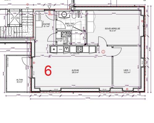 3 værelses lejlighed i Give