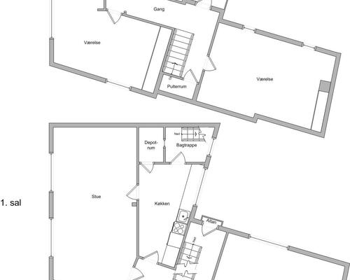 6 værelses, Bagergade