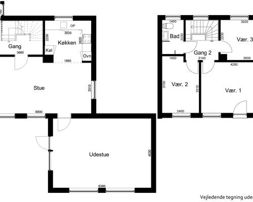 5 værelses hus i Gram